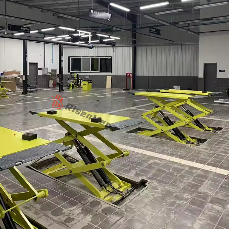 Car Lift Manufacturer - OEM 3.5T Portable Movable Mid Rise Scissor Lift