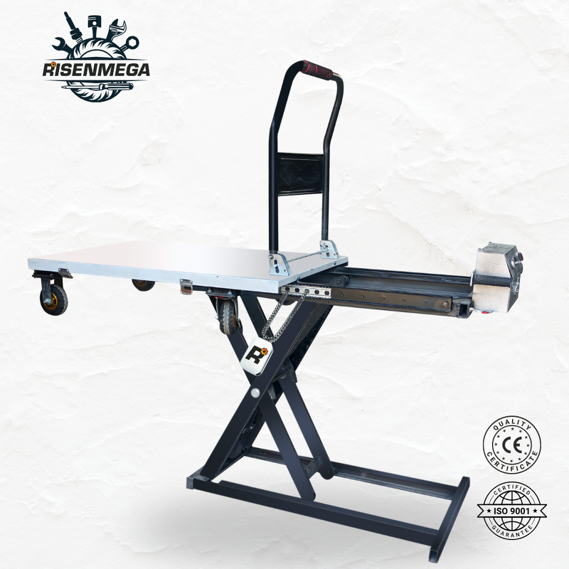 Electric Trolley Manufacturer - OEM 300-500KG 1.3M One Key Lifting Steel Trolley