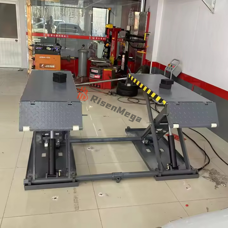 Car Lift Manufacturer - OEM 3.5T Portable Movable Mid Rise Scissor Lift