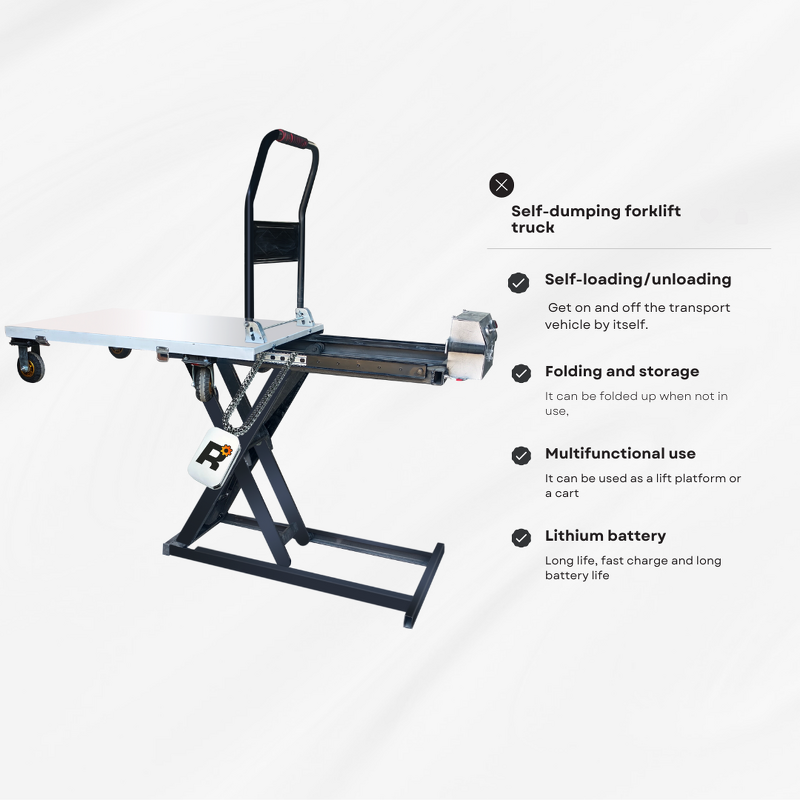 Electric Trolley Manufacturer - OEM Hydraulic 500KG 1.1M Transportation Trolley