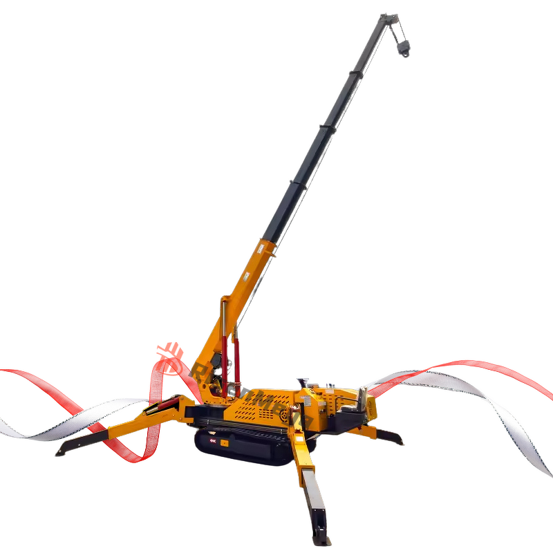 Spider Crane Manufacturer - OEM 1-12Ton Electric Mobile Crane for Container
