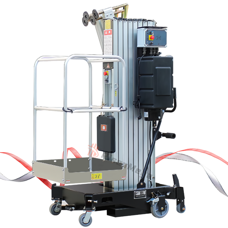 Hydraulic Lift Manufacturer - OEM 4-14M Small Single Mast Aluminum Lift