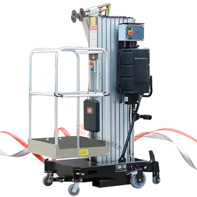 Work Lift Manufacturer - OEM 4-12m Mobile Single Aluminum Ladder Platform