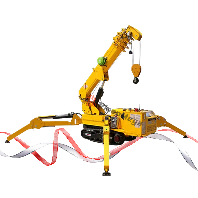 Spider Crane Manufacturer - OEM 3T Tracked Crawler Portable Construction Crane