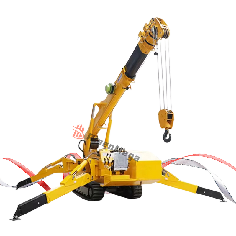 Spider Crane Manufacturer - OEM 3T Tracked Crawler Portable Construction Crane
