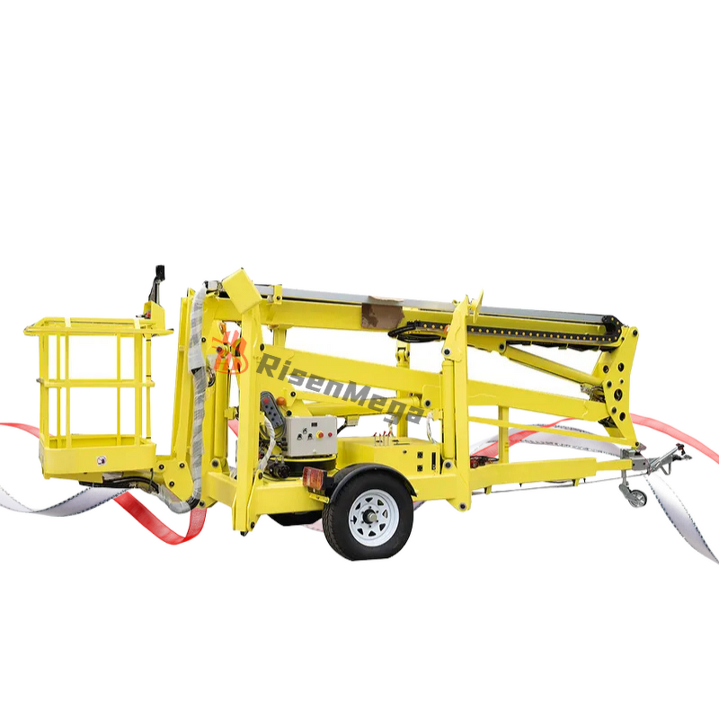 Boom Lift Manufacturer - OEM 8-16m Towable Trailer Mounted Articulated Boom