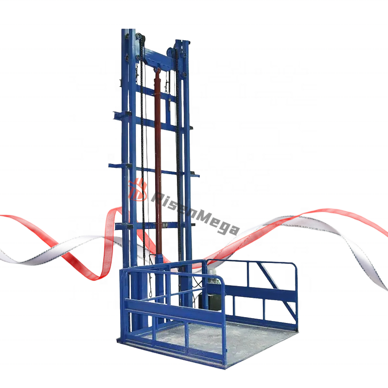 Material Lift Manufacturer - OEM Vertical Guide Rail Goods Lift with Service