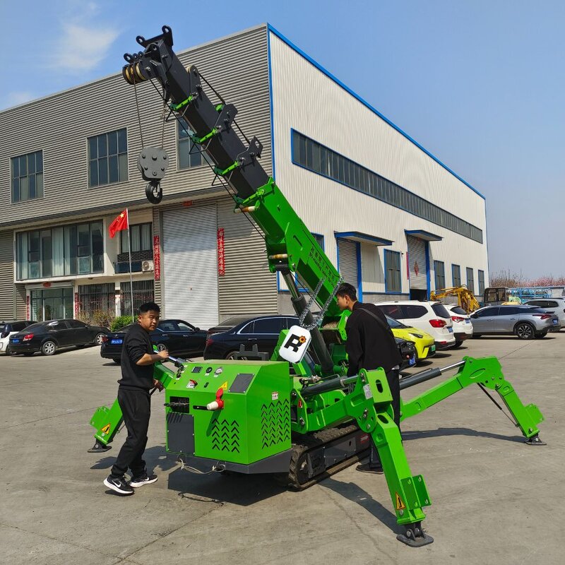 Spider Crane Manufacturer - OEM 10Ton Mini Crawler Crane with Remote Control