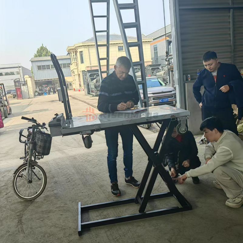 Forklift Truck Manufacturer - OEM 500KG 1.3M Self Dumping Lithium Battery Trolley