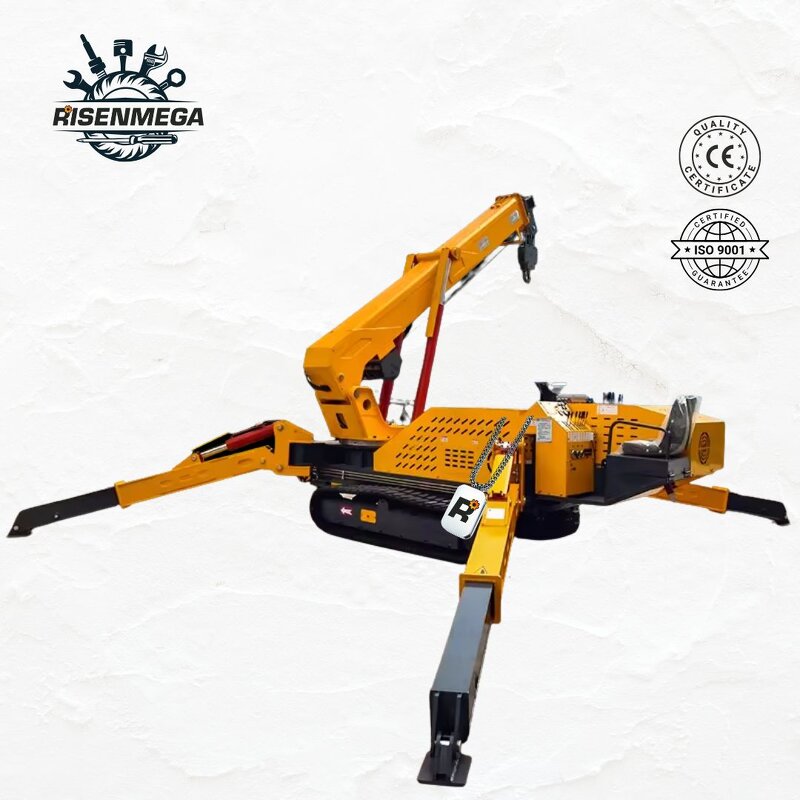 Spider Crane Manufacturer - OEM 6Ton 8-25M Portable Mini Crawler Lift