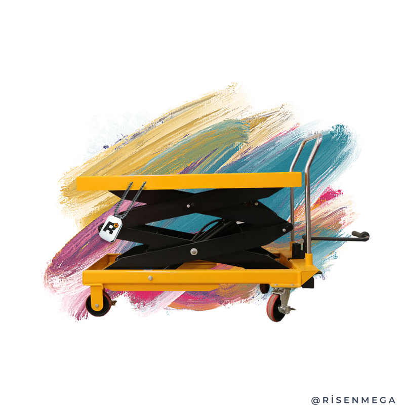 Lift Table Manufacturer - OEM Custom 1.5M 450KG Movable Manual Lift Table