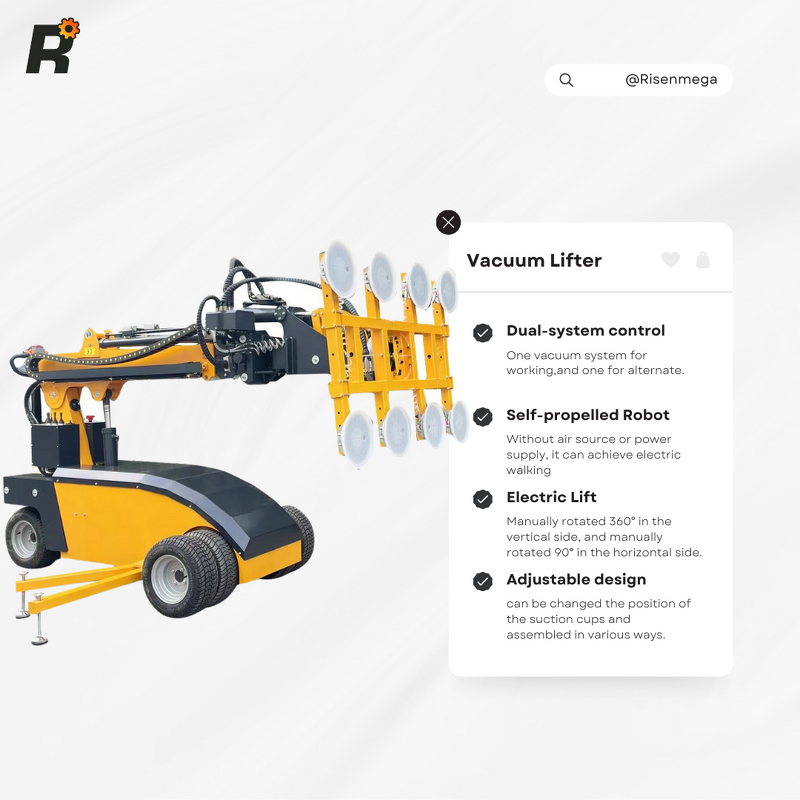 Glass Lifter Manufacturer - OEM 1000kg Portable Glass Transport Suction Cup Lifter