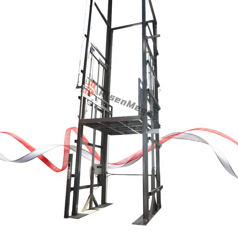Lift System Manufacturer - OEM Custom Double Mast Guide Rail Cargo Lift System