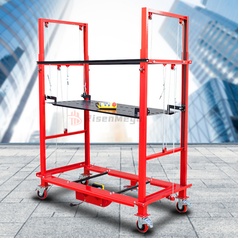 Electric Scaffolding Manufacturer - OEM Portable Remote Control 500kg 6m Scaffold