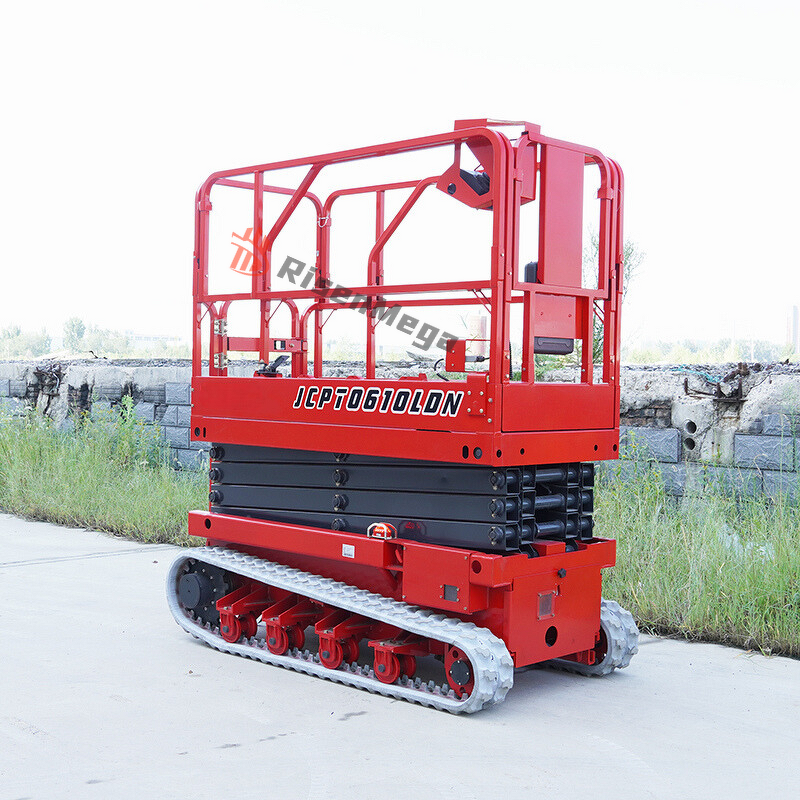 Scissor Lift Manufacturer - OEM Rough Terrain Rubber Crawler 4-14m Lift