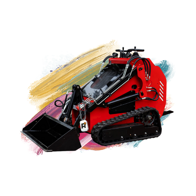 Skid Steer Loader Manufacturer - OEM Mini Track 380kg Diesel CE Skid Steer