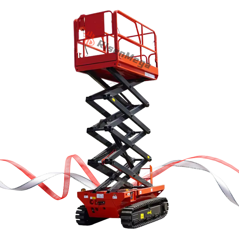 Scissor Lift Manufacturer - OEM Self Propelled Manganese Steel Crawler Lift
