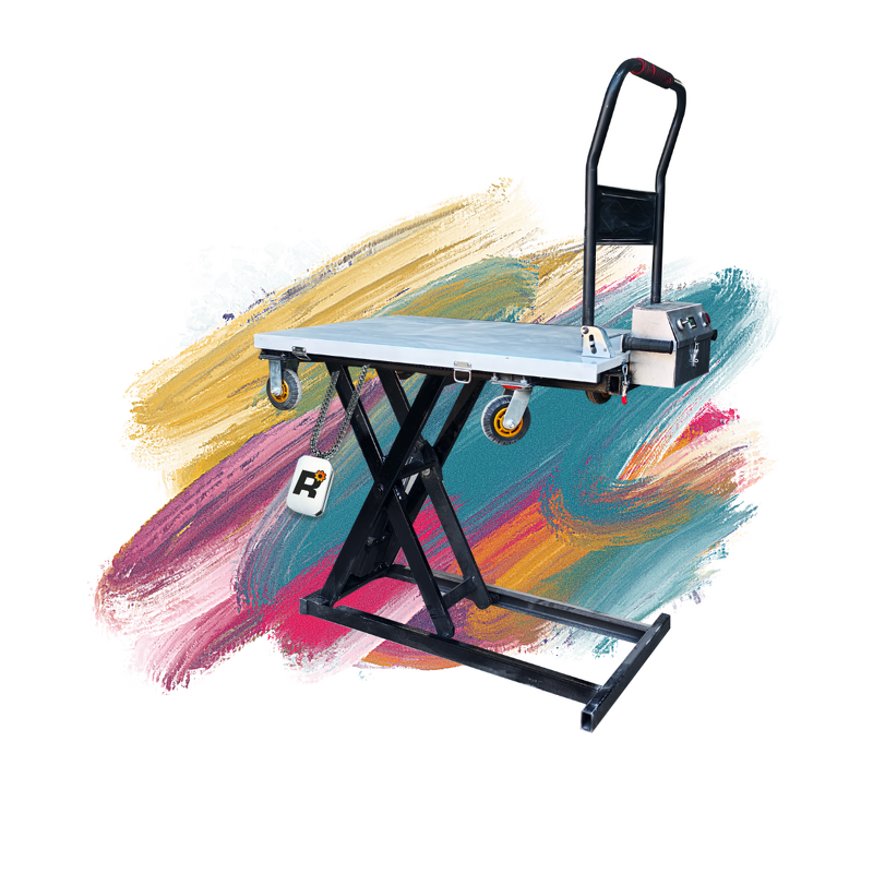 Electric Trolley Manufacturer - OEM Lithium Battery 500KG 1.1M Mobile Wheel Trolley