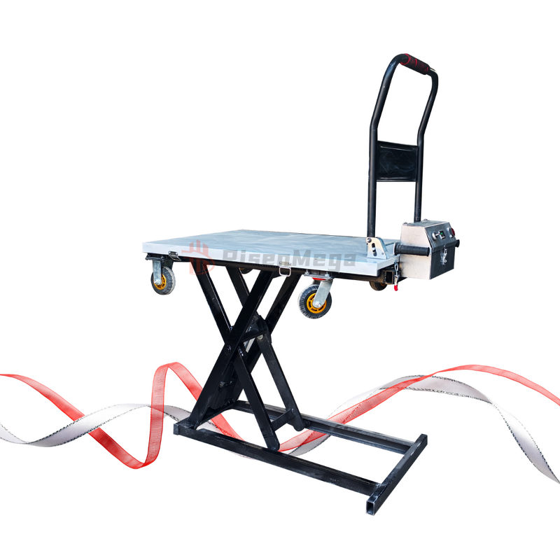 Electric Trolley Manufacturer - OEM 300-500KG 1.3M One Key Lifting Steel Trolley