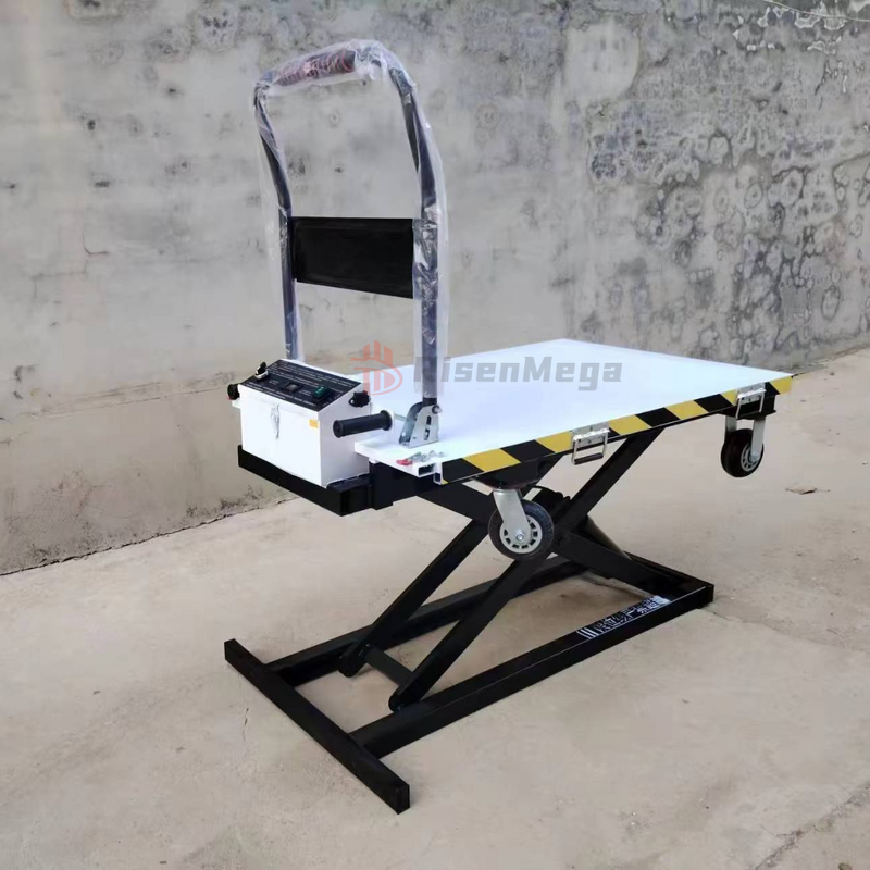 Electric Trolley Manufacturer - OEM Lithium Battery 500KG 1.1M Mobile Wheel Trolley