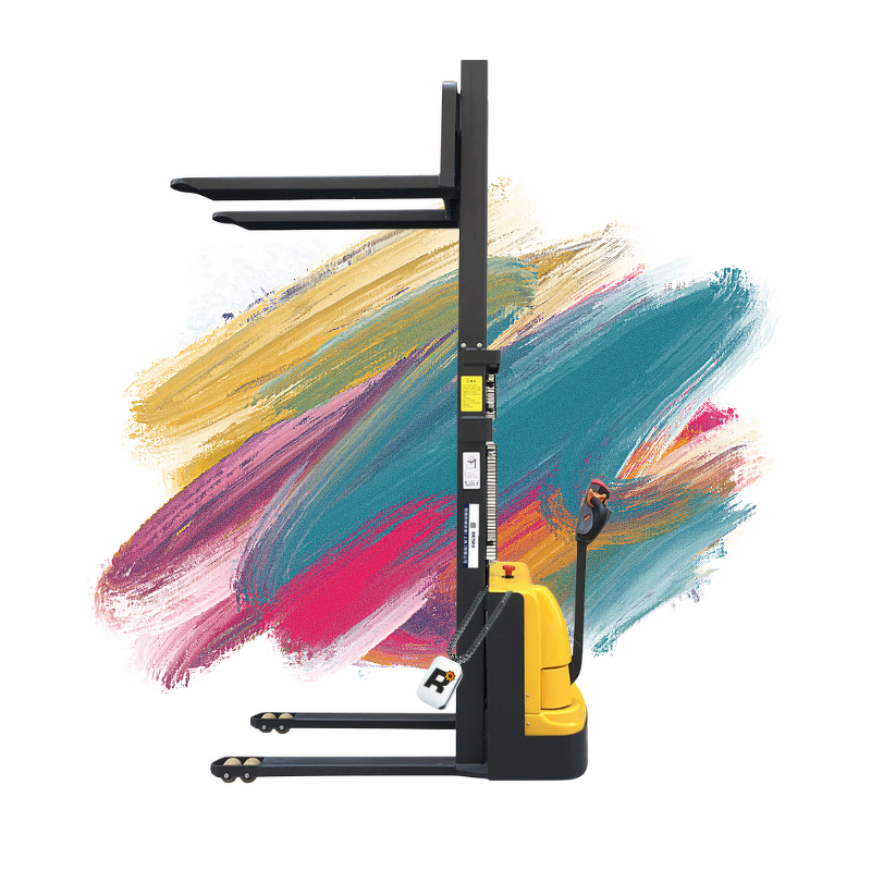 Stacker Crane Manufacturer - OEM 1-1.5T 3000mm Walk Behind Narrow Aisle Stacker