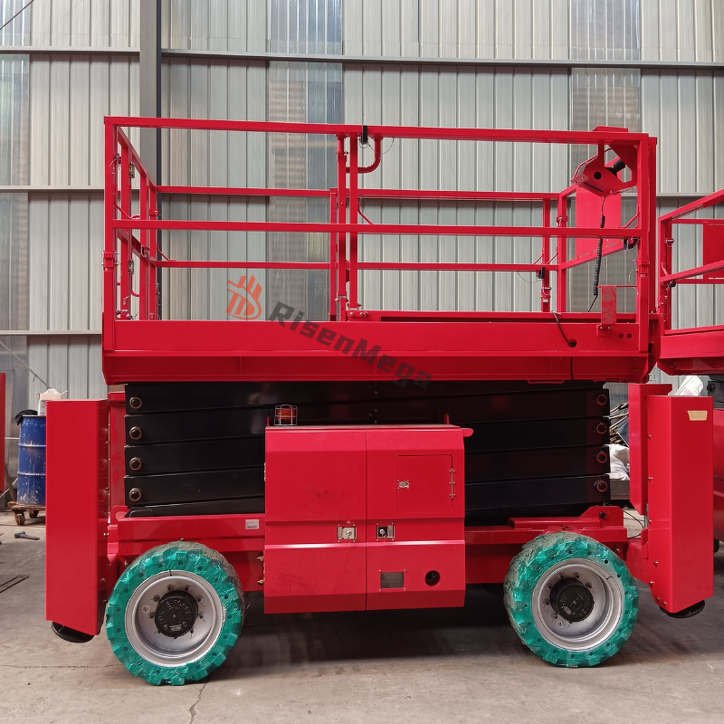 Diesel Scissor Lift Manufacturer - OEM 16m Off-Road Aerial Work Vehicle
