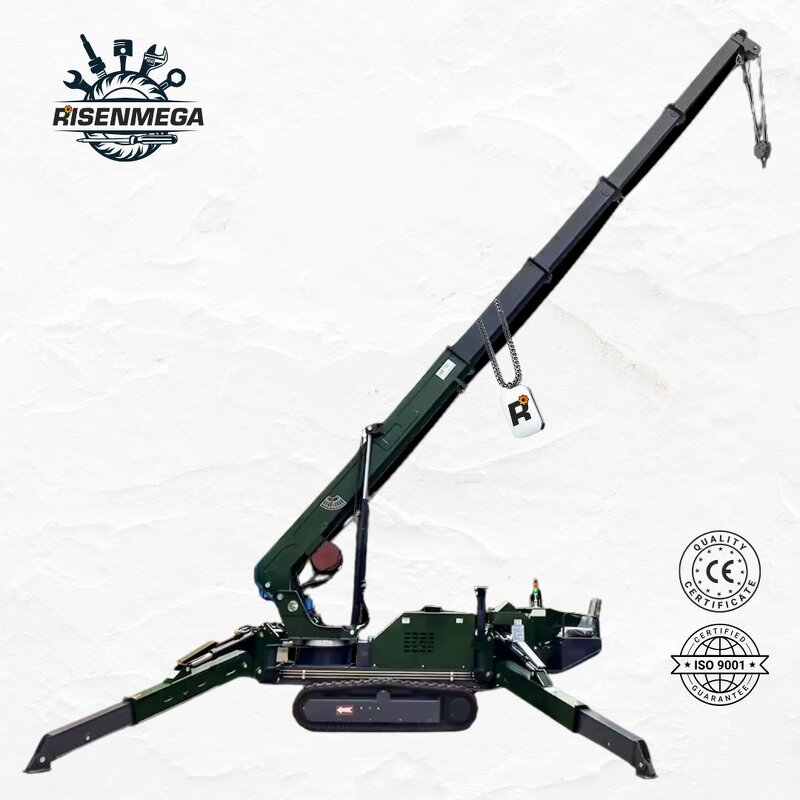 Spider Crane Manufacturer - OEM 3Ton 25M Mini Remote Control Crawler Crane