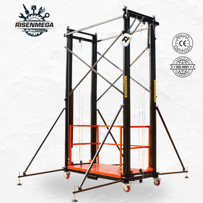 Electric Scaffold Manufacturer - OEM 500kg 1.5-12m Safe Foldable Lifting Scaffold