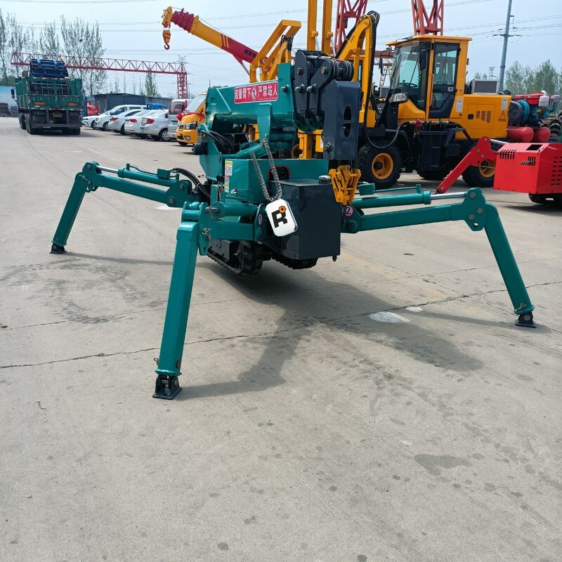 Spider Crane Manufacturer - OEM 5 Ton 25M Compact Mini Crawler Crane