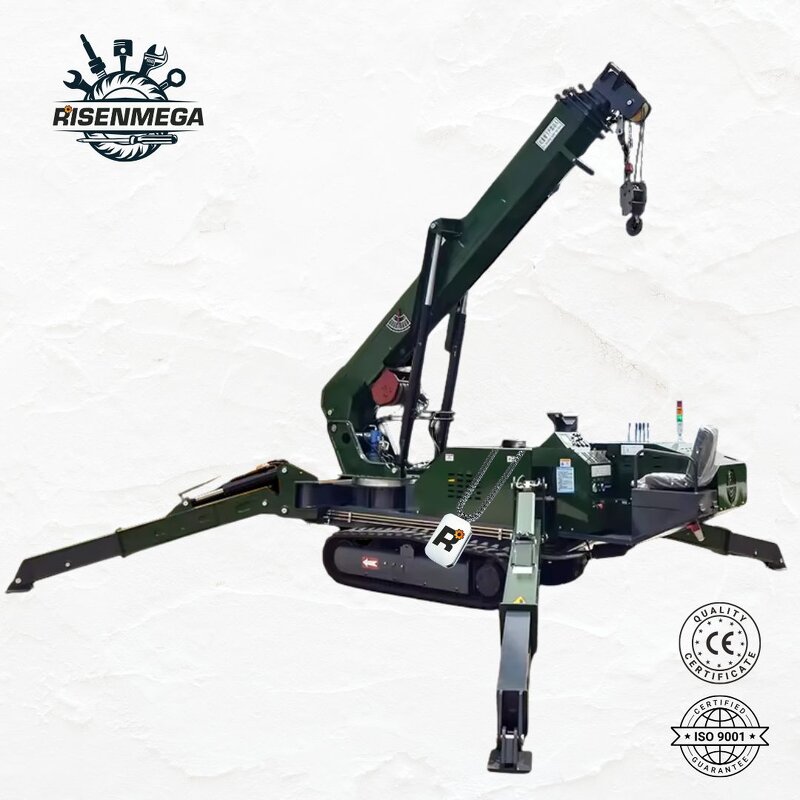 Spider Crane Manufacturer - OEM 5 Ton 25M Compact Mini Crawler Crane