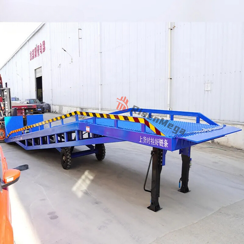 Dock Leveler Manufacturer - OEM 6-15T Hydraulic Mobile Loading Yard Ramp