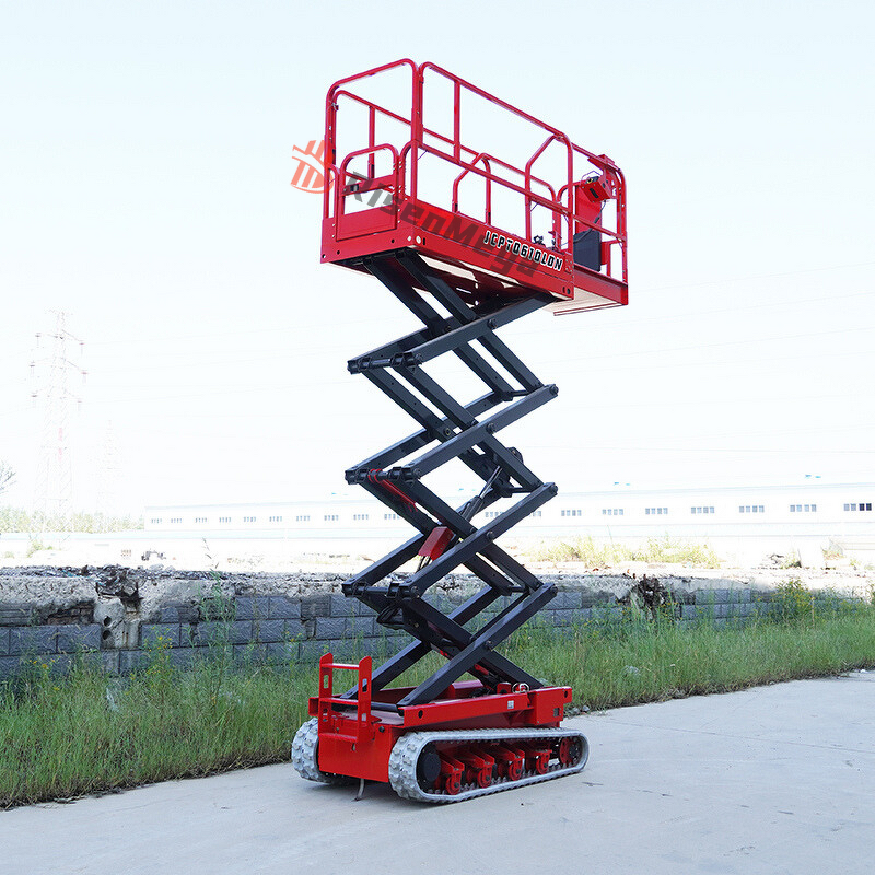 Scissor Lift Manufacturer - OEM Rough Terrain Rubber Crawler 4-14m Lift