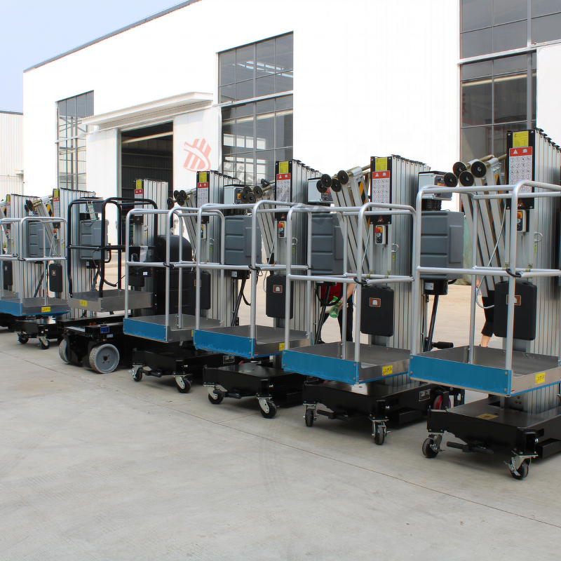 Vertical Lift Manufacturer - OEM New Electric Single Mast Aluminum Lift Platform