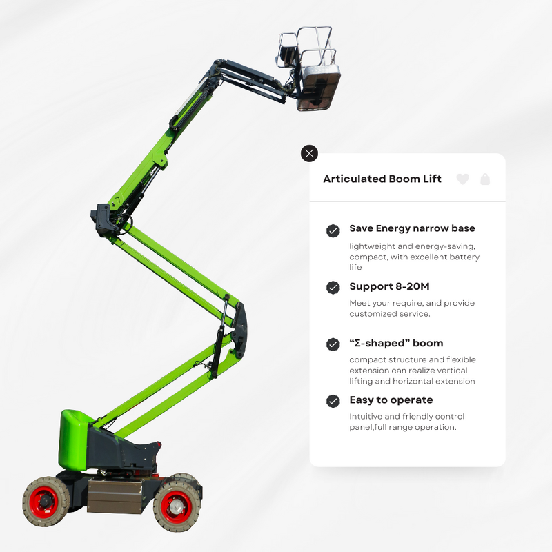 Boom Lift Manufacturer - OEM 16-20M Battery Self-Propelled Articulated Boom Lift