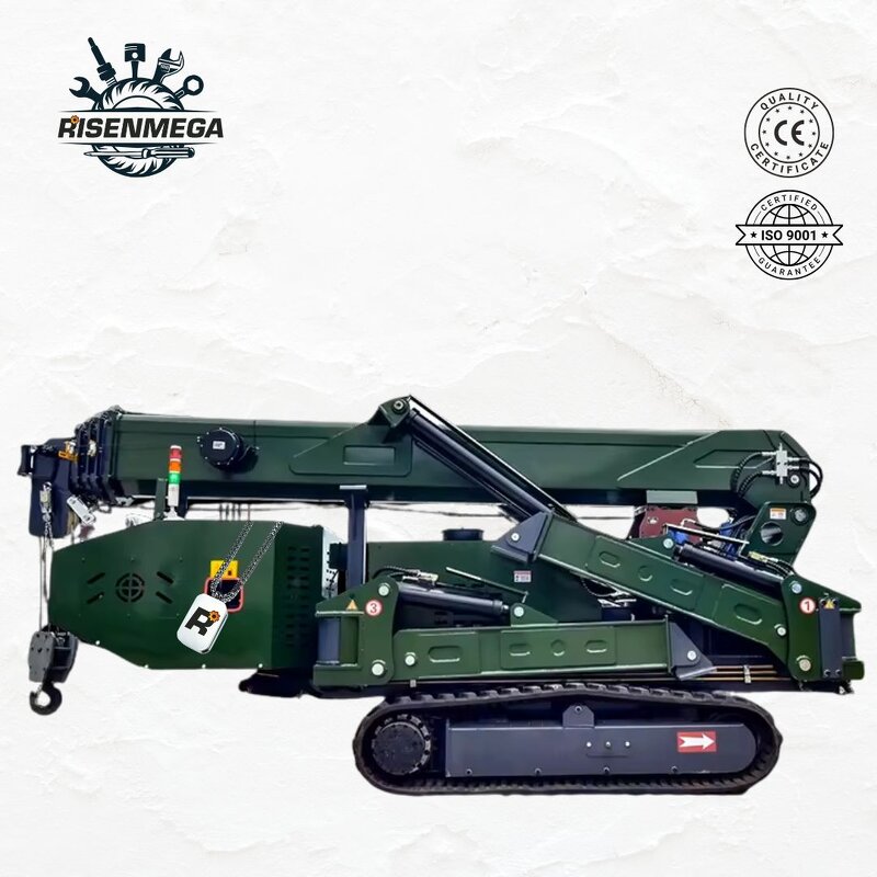 Spider Crane Manufacturer - OEM 10Ton Mini Crawler Crane with Remote Control