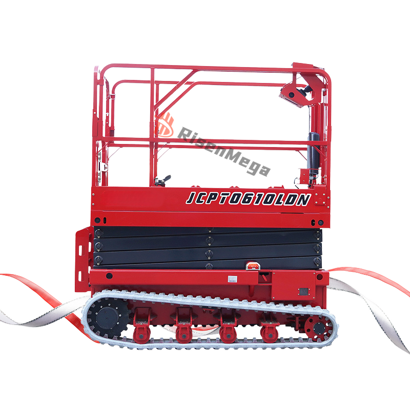 Scissor Lift Manufacturer - OEM Rough Terrain Rubber Crawler 4-14m Lift