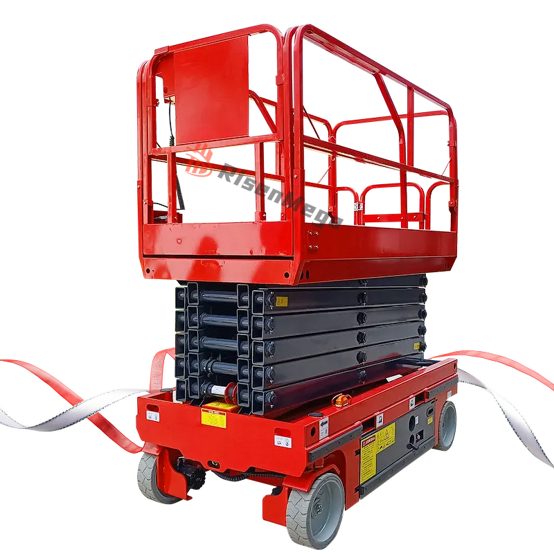 Scissor Lift Manufacturer - OEM Self Propelled 8-12m 500kg Hydraulic Trolley Lift