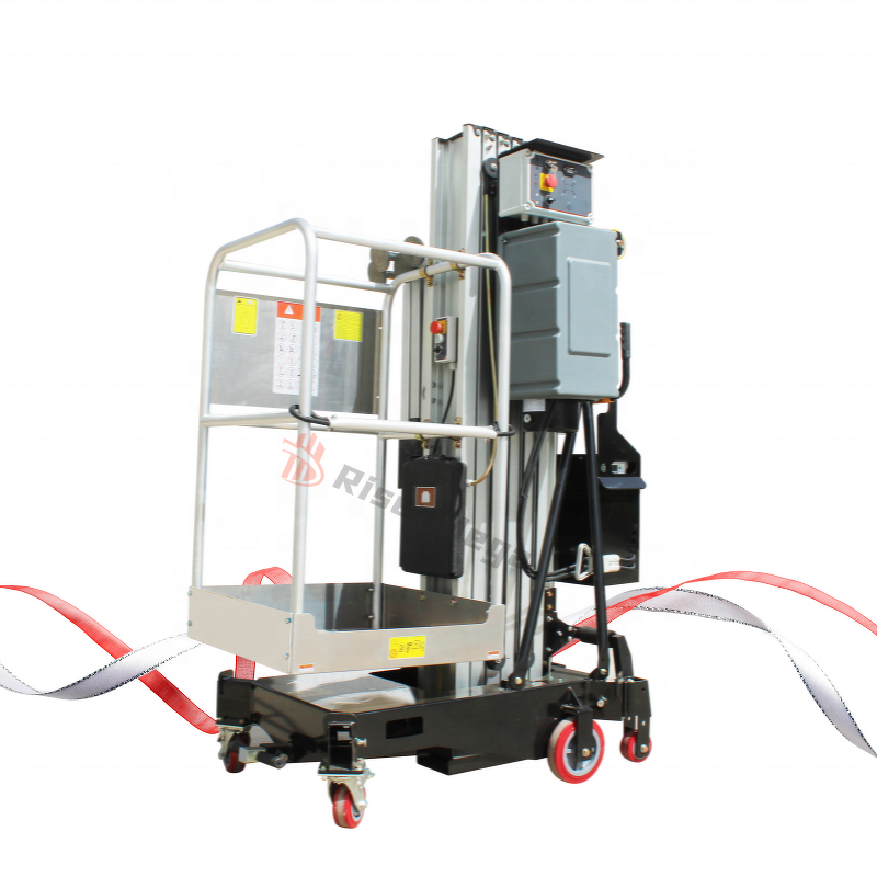 Vertical Lift Manufacturer - OEM New Electric Single Mast Aluminum Lift Platform