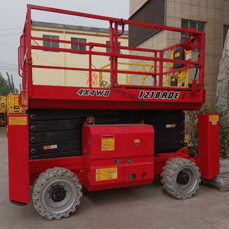 Diesel Scissor Lift Manufacturer - OEM Self Propelled 10-16m Aerial Work Vehicle
