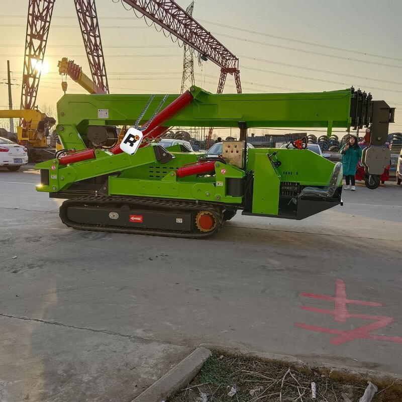 Spider Crane Manufacturer - OEM 3 Ton Compact Crawler Spider Crane with Outriggers