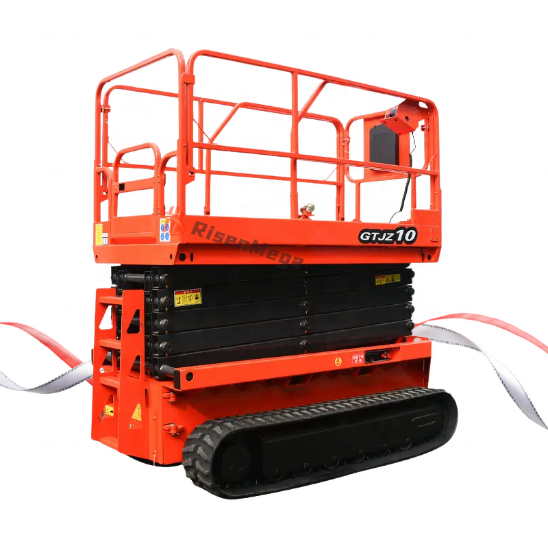 Scissor Lift Manufacturer - OEM Self Propelled Manganese Steel Crawler Lift
