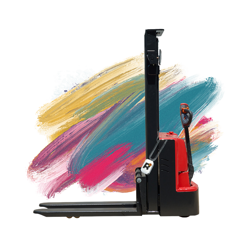 Stacker Crane Manufacturer - OEM 1-1.5T 3000mm Walk Behind Narrow Aisle Stacker