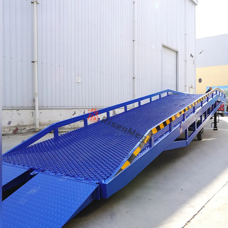 Dock Leveler Manufacturer - OEM 6-15T Hydraulic Mobile Loading Yard Ramp