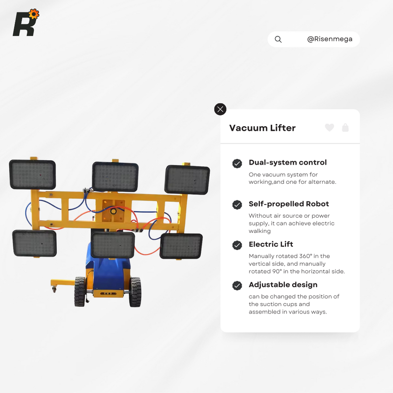 Vacuum Lifter Manufacturer - OEM Electric Shift Vacuum Lifter for Marble Slabs