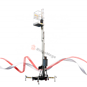 Vertical Lift Manufacturer - OEM New Electric Single Mast Aluminum Lift Platform