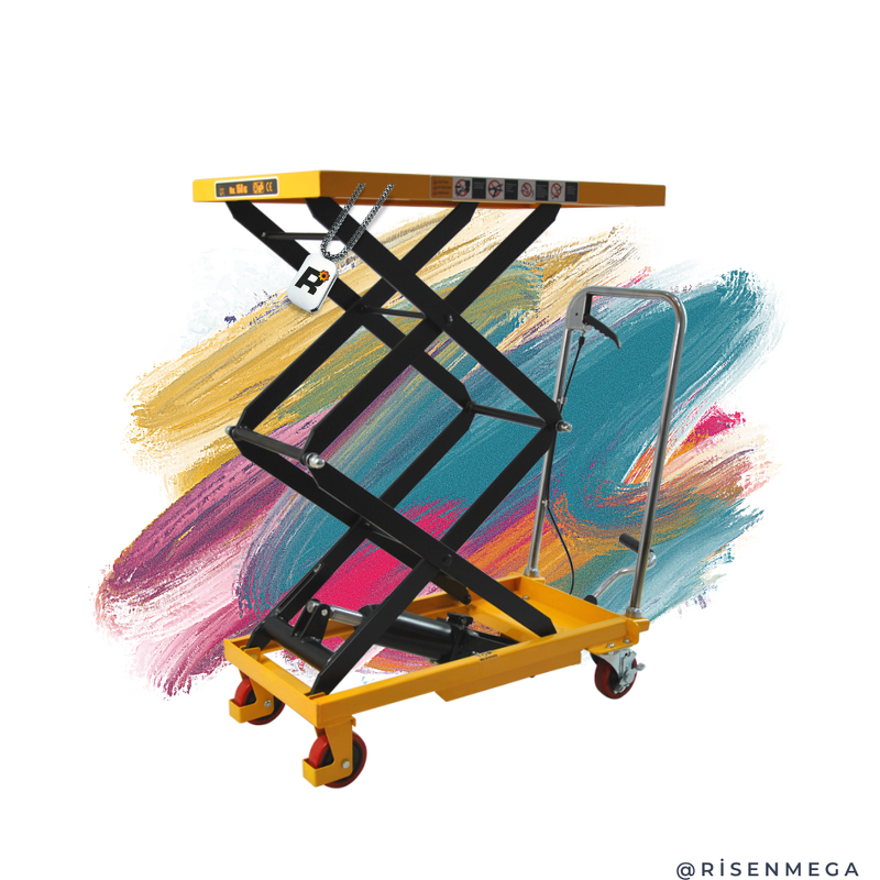 Lift Table Manufacturer - OEM Custom 1.5M 450KG Movable Manual Lift Table