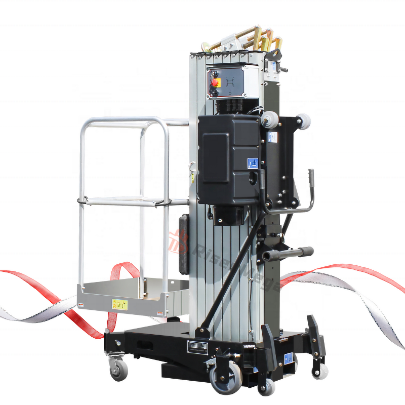 Lift Platform Manufacturer - OEM 4-14m Electric Hydraulic Single Mast Aluminum Lift