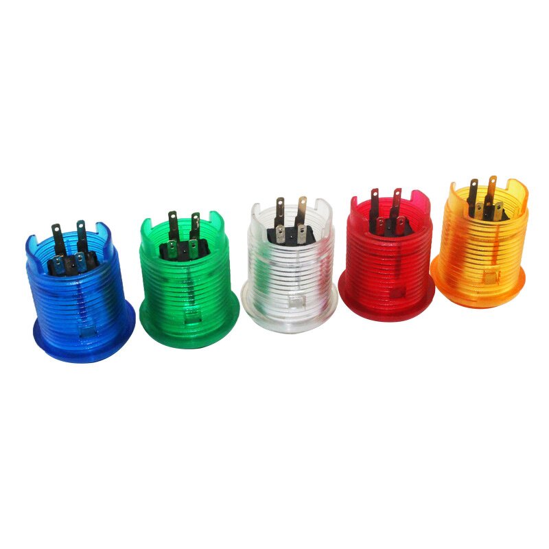 Arcade Button Factory - 24mm Round LED Lighted