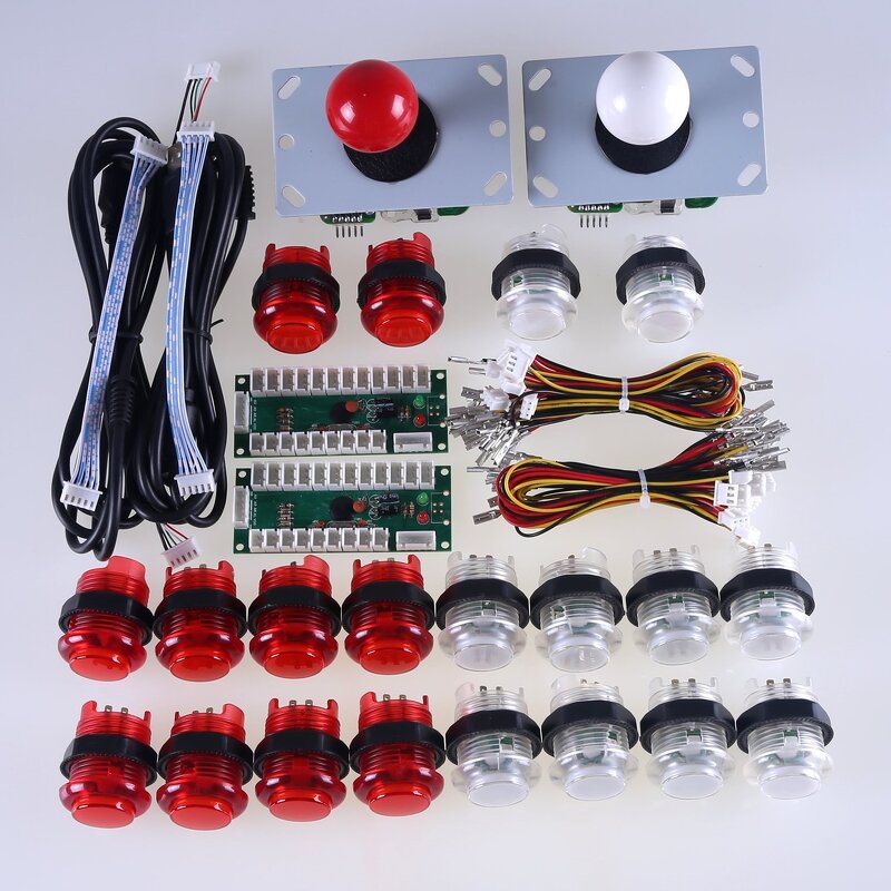 DIY Kit Factory - LED Arcade Buttons Joystick Parts