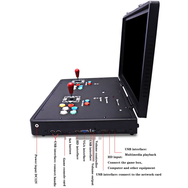 Game Console Factory - 2 Players Retro Box DX Home